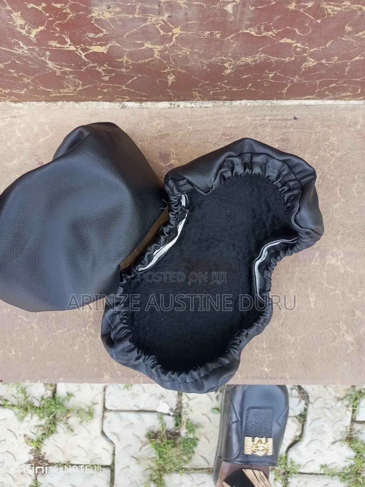 Car Leather Plate Number Cover