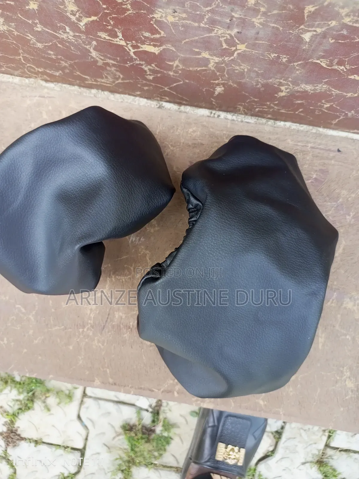Car Leather Plate Number Cover