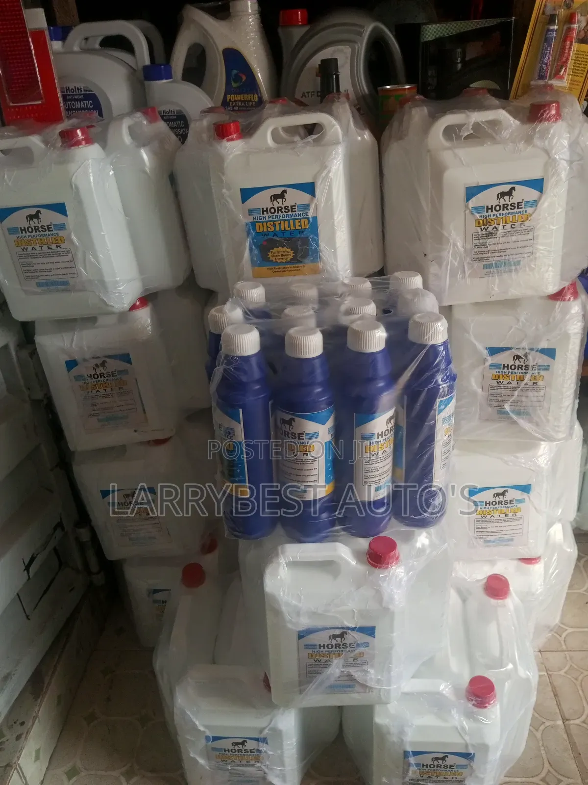 Horse Distilled Water High Performance