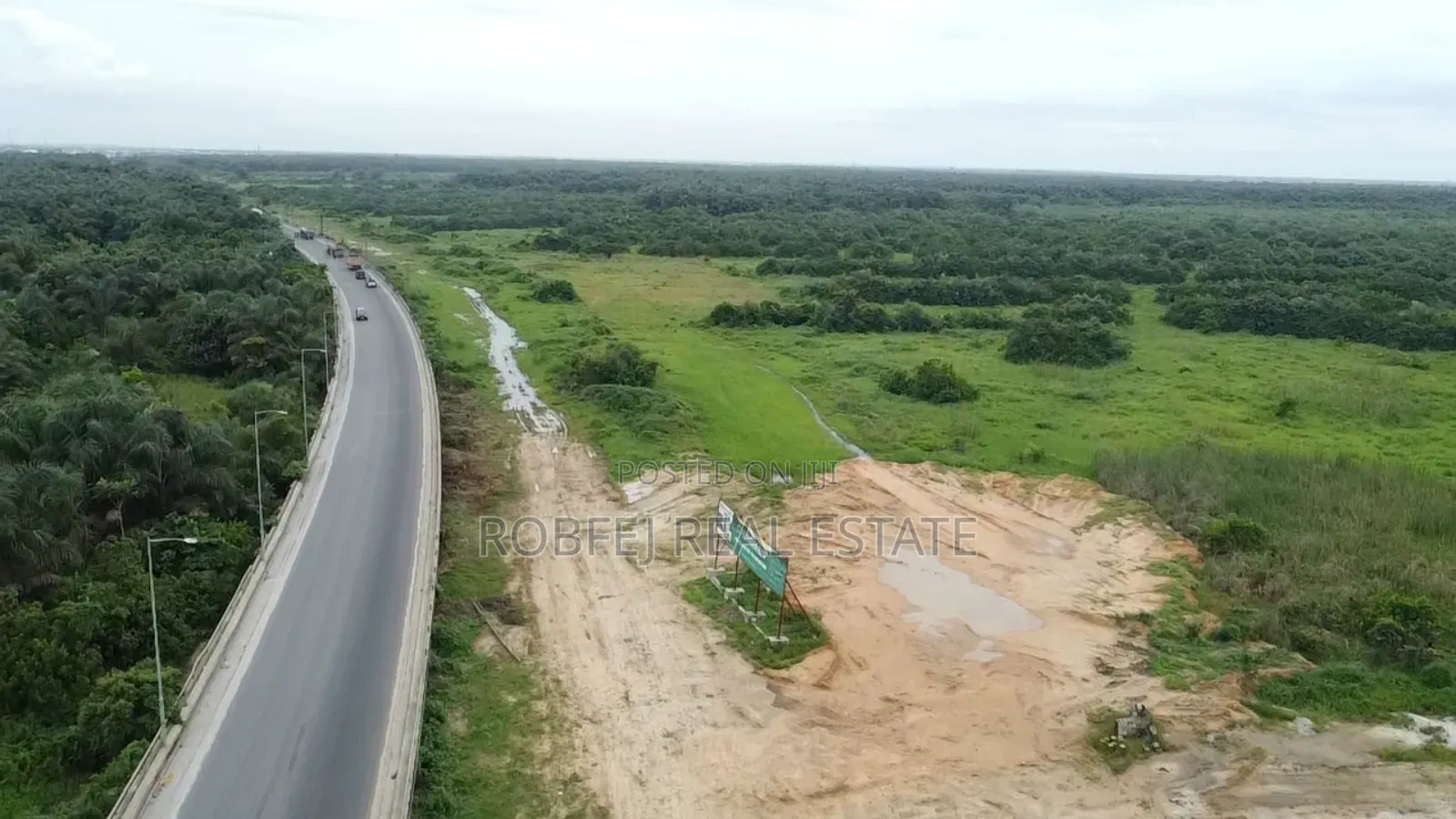 100 Acres Land With Expressway Frontage