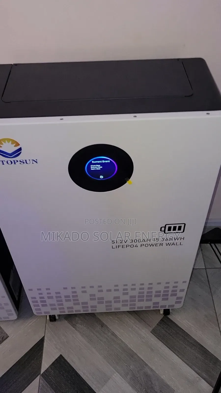 15.36kwh Lvtopsun Lithium Iron Battery With Screen Touch