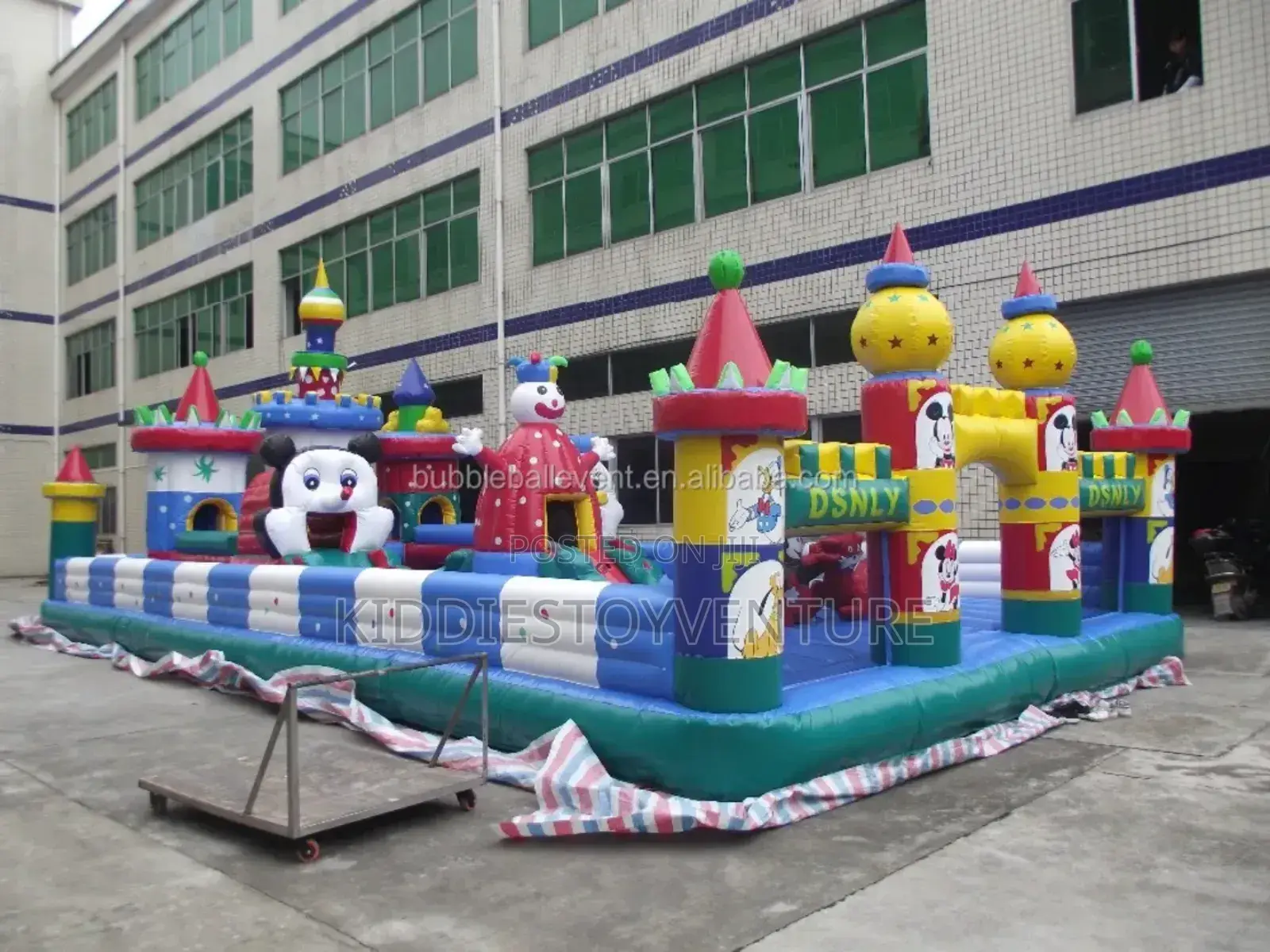 Kids Indoor Inflatable Playground With Obstacles