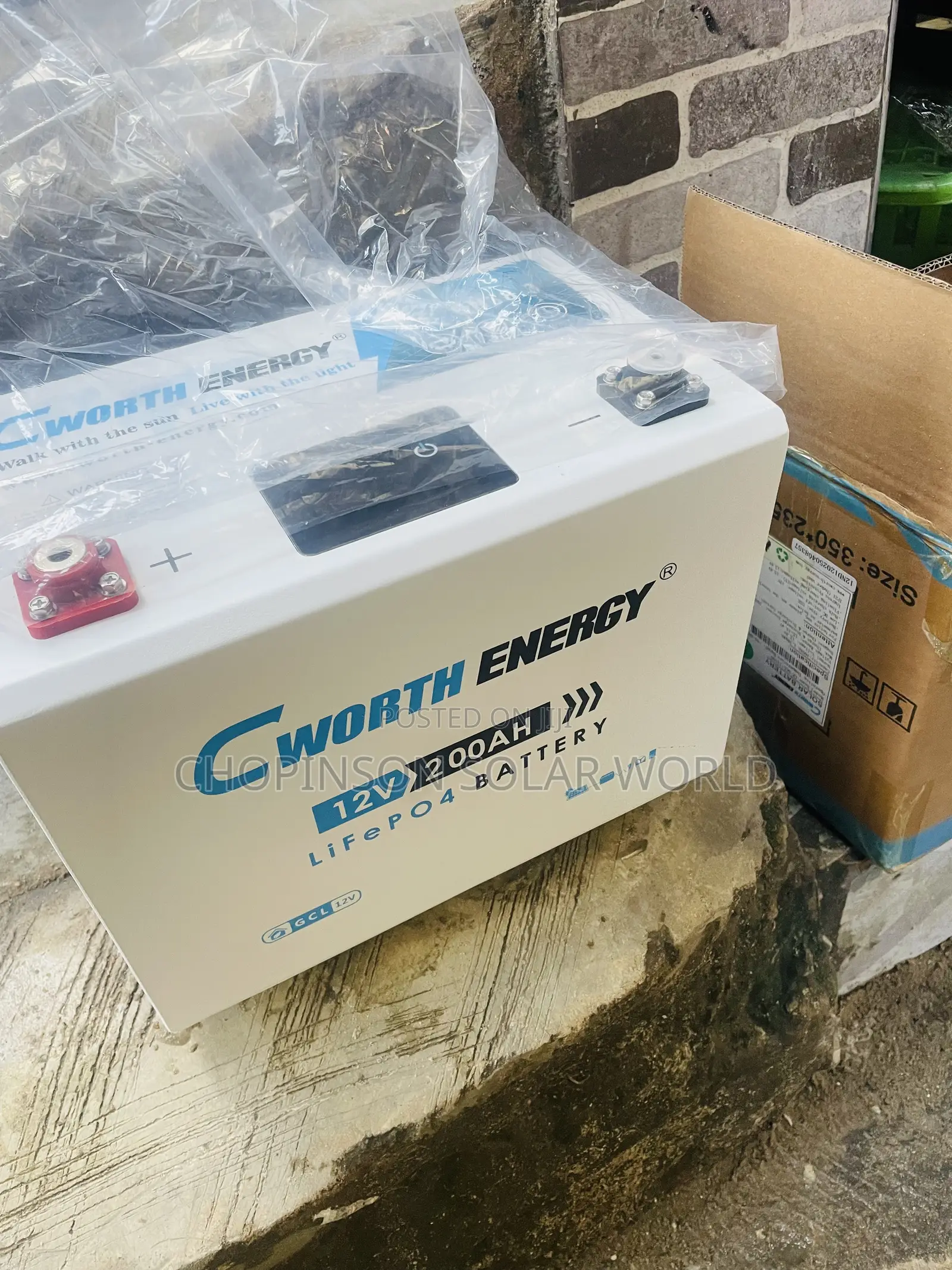Solar Energy Cworth Lithium Iron Battery 200ah/12votts