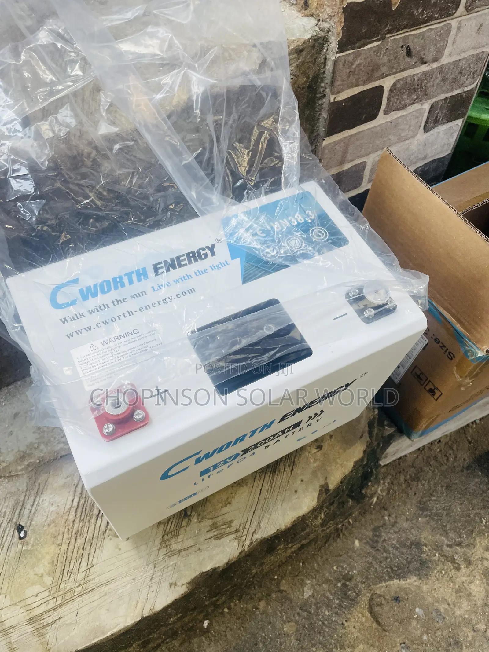 Solar Energy Cworth Lithium Iron Battery 200ah/12votts