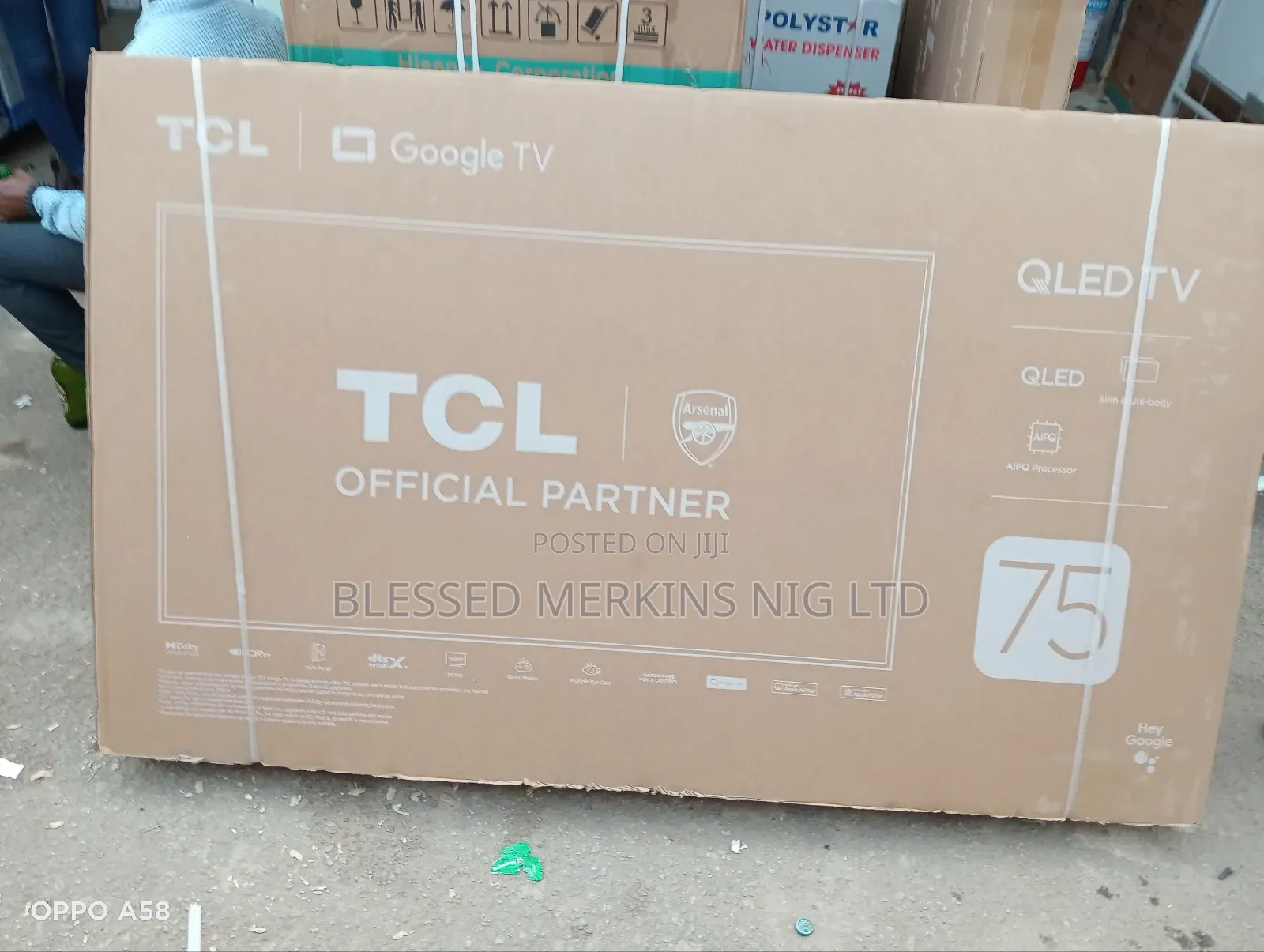 TCL Qled 75" Google Television