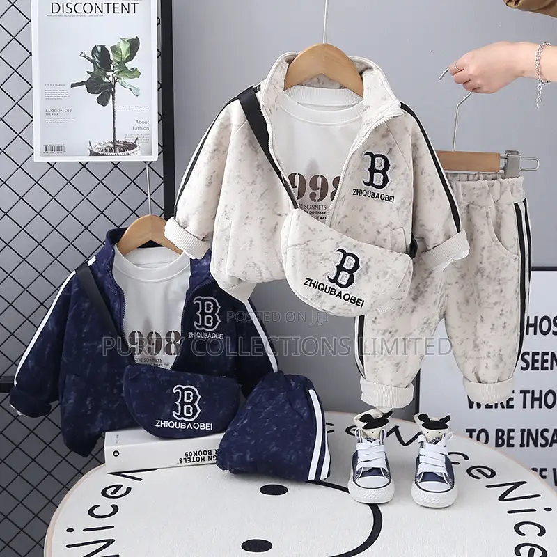 Three Piece Set for Boys With Satchel