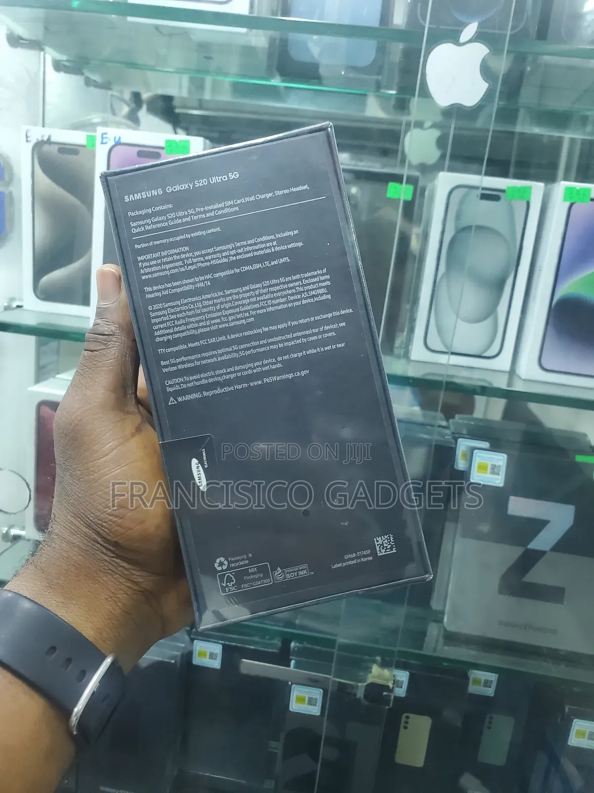 New Samsung Galaxy S20 Ultra 5G 256 GB Gray