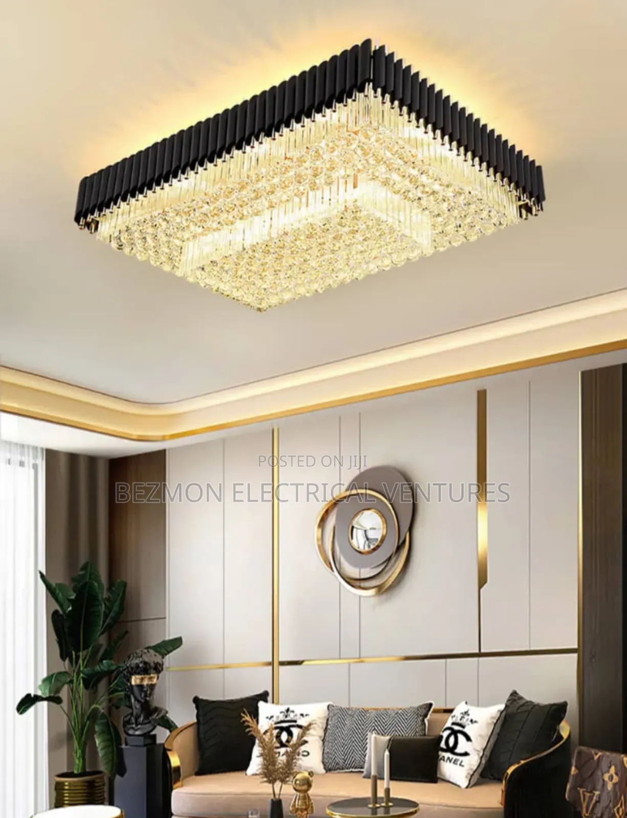 Crystal Ceiling Lights Available for Sale