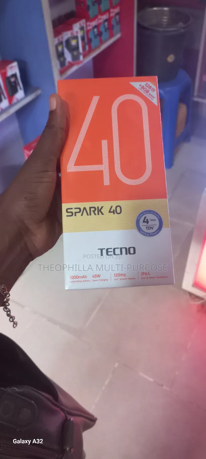 New Tecno Spark 40 128 GB Gold