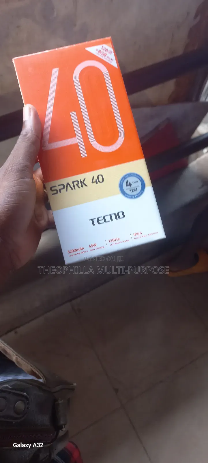 New Tecno Spark 40 128 GB Gold