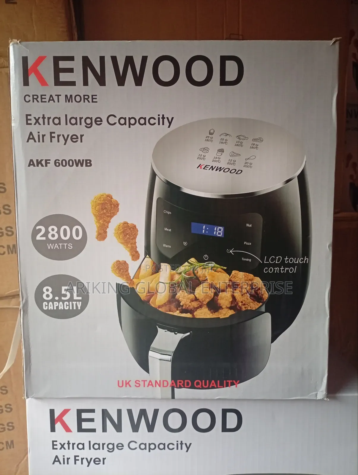 2800watts ,8.5liter Kenwood Air Fryer