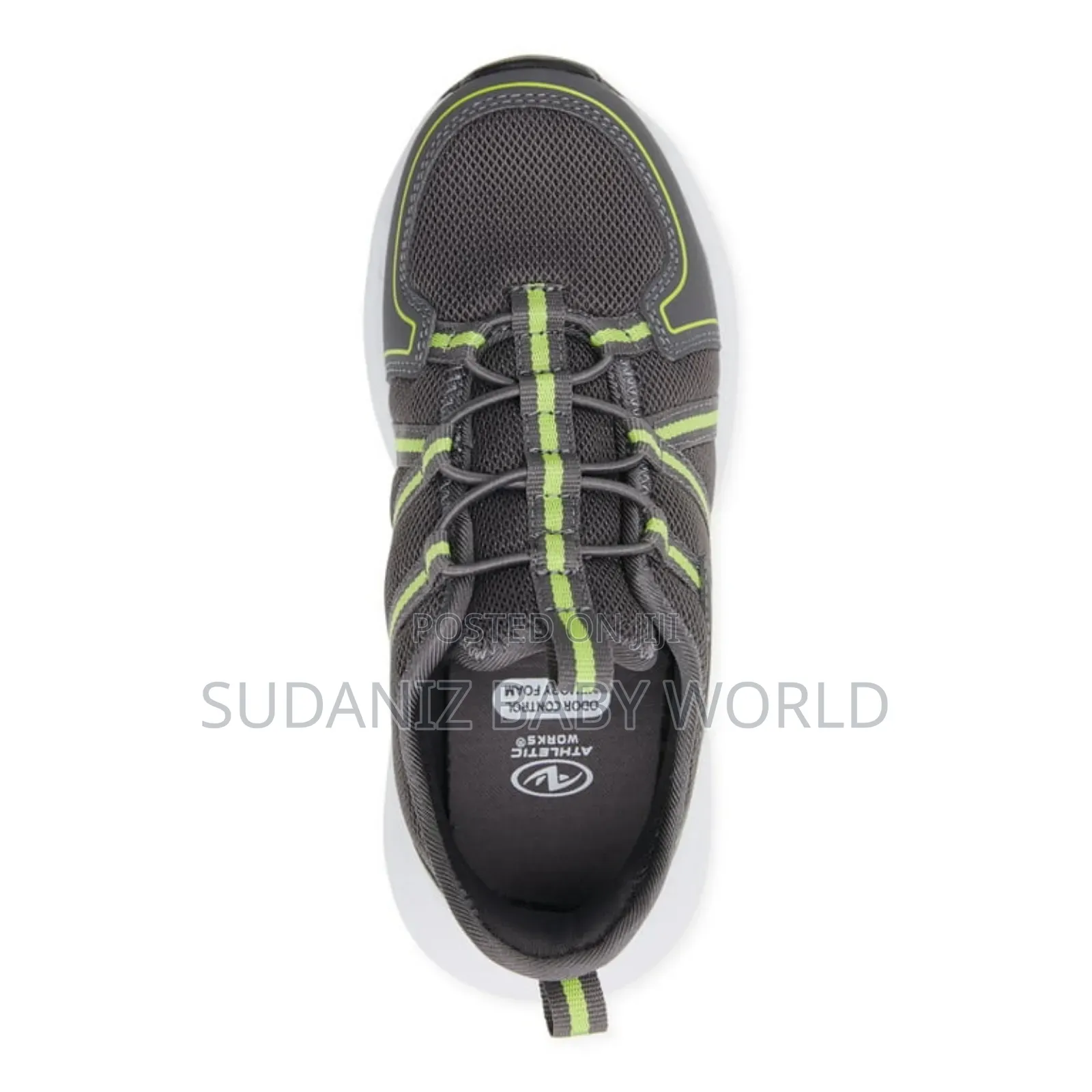 Athletic Works Boys Bungee Slip-on Athletic Sneakers