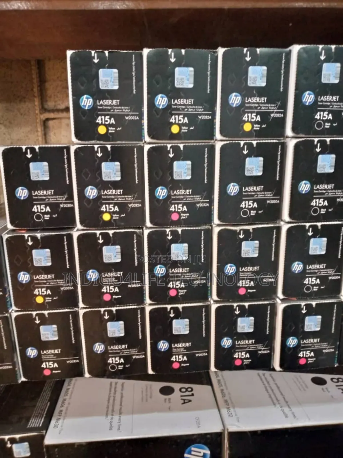 Geniue Hp 415a Laserjet Toner Black Magenta Cyan Yellow