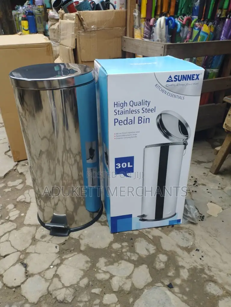 30l Stainless Steel Pedal Waste Bin