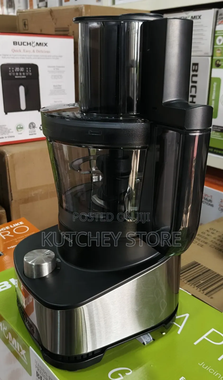 Buchymix Food Processor, Yam Pounder Meat Mincer Dough Maker