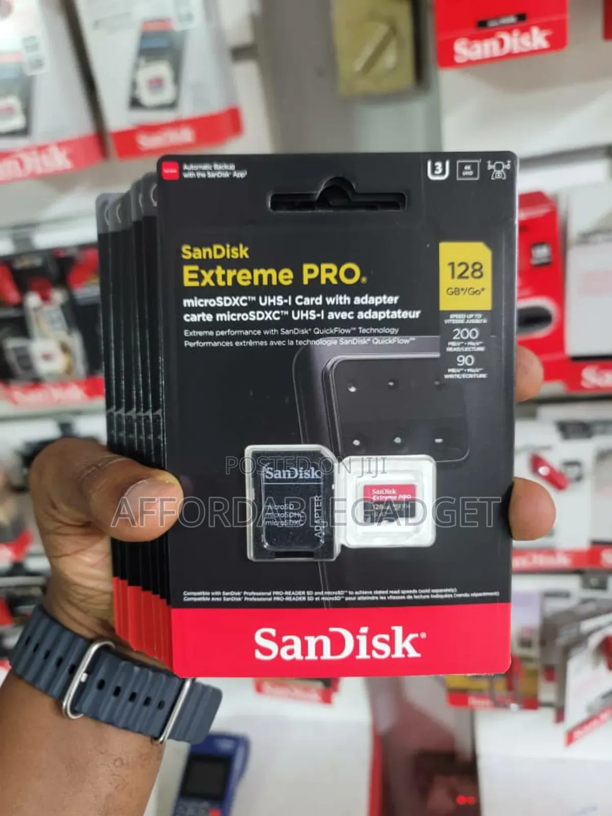 Sandisk 128gb Extreme Pro Memory Card 200mbps