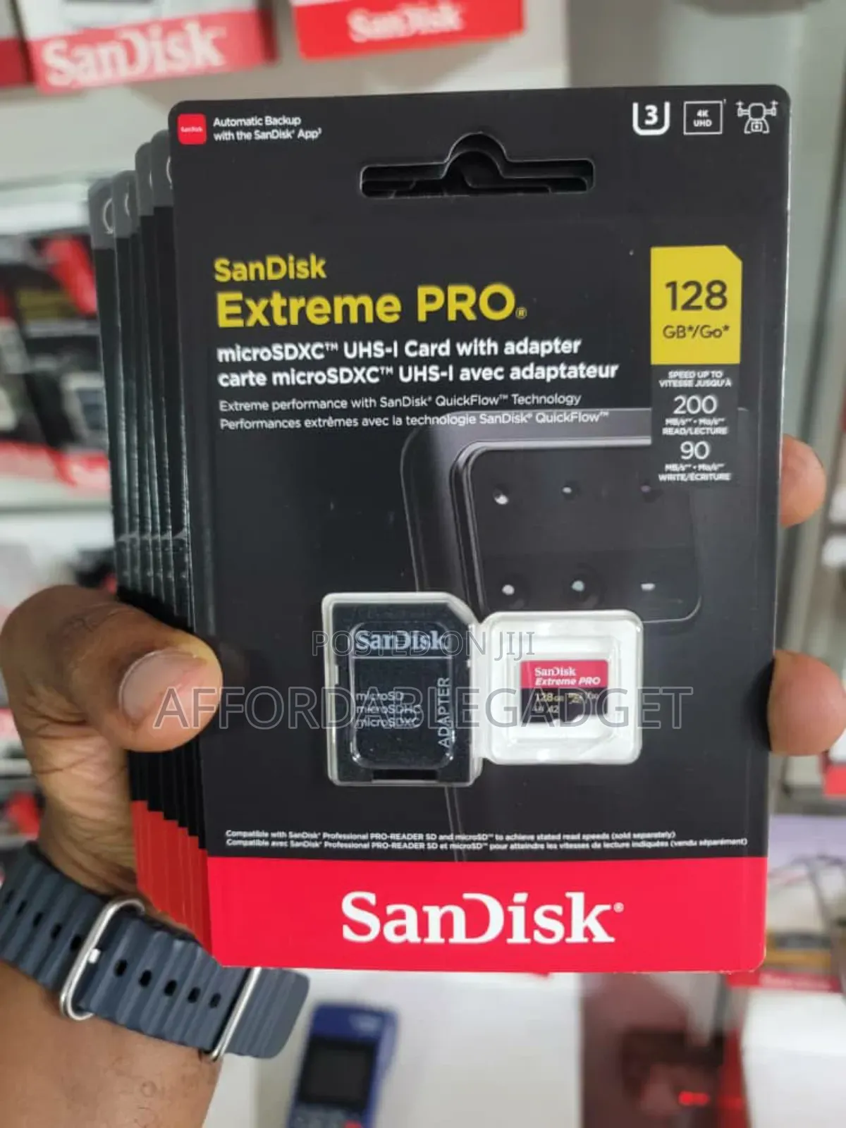Sandisk 128gb Extreme Pro Memory Card 200mbps