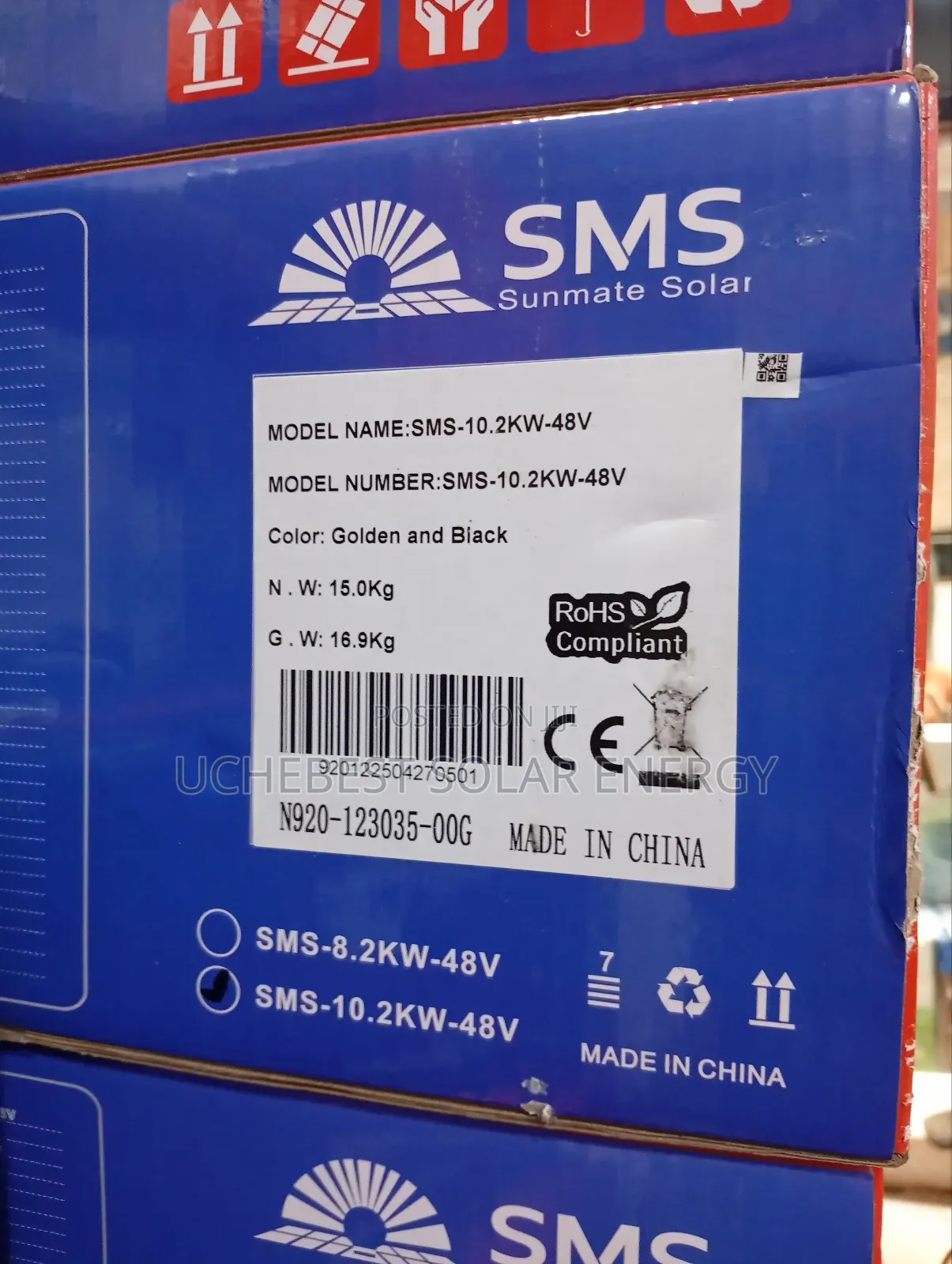 10.2kva/48v Hybrid SMS Inverter