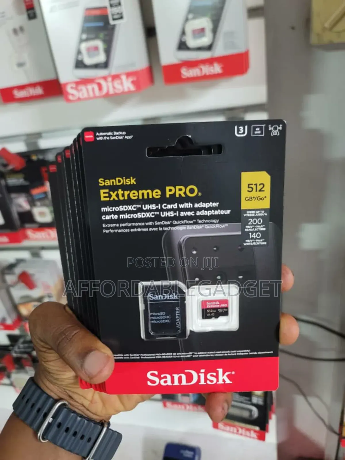 Sandisk 512gb Extreme Pro Memory Card 200mbps