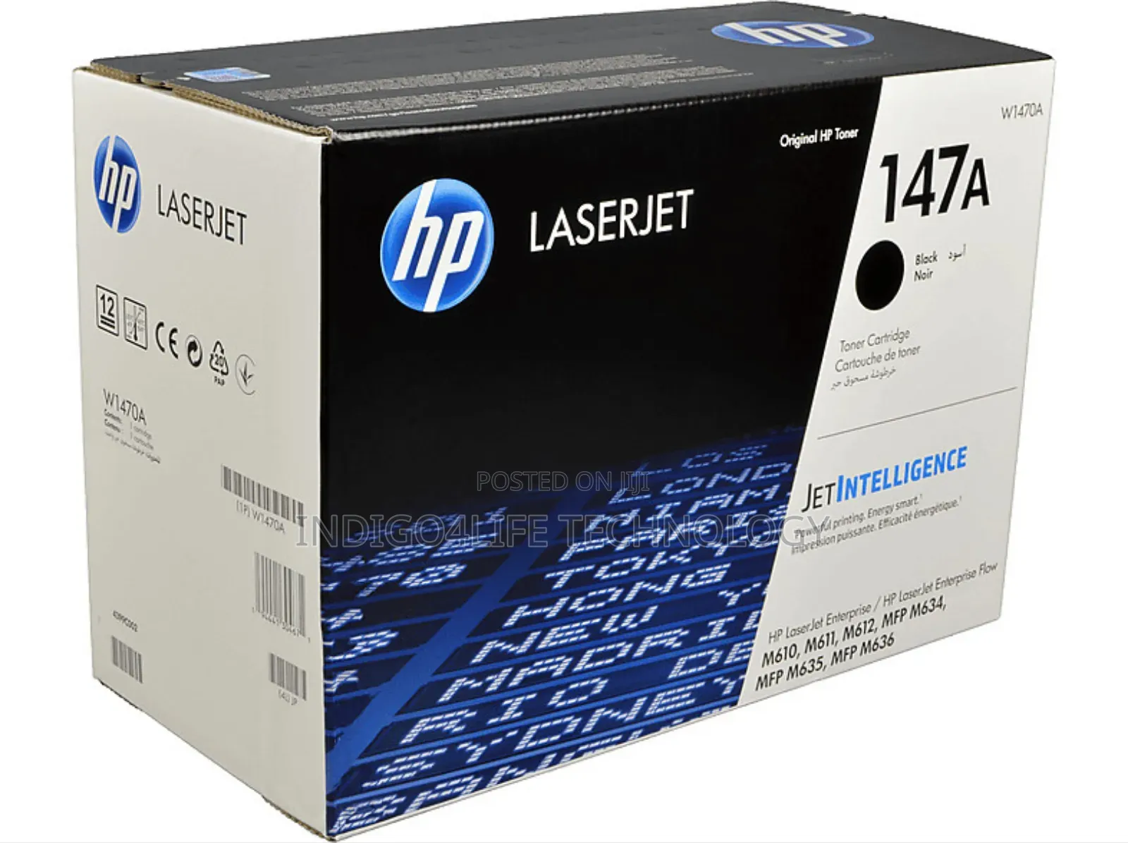 Hp 147a Laserjet Black Toner