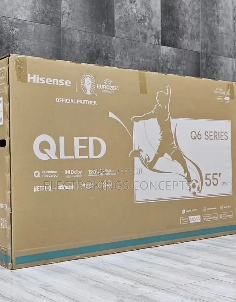 Hisense 55inches Qled Smart Television With Display