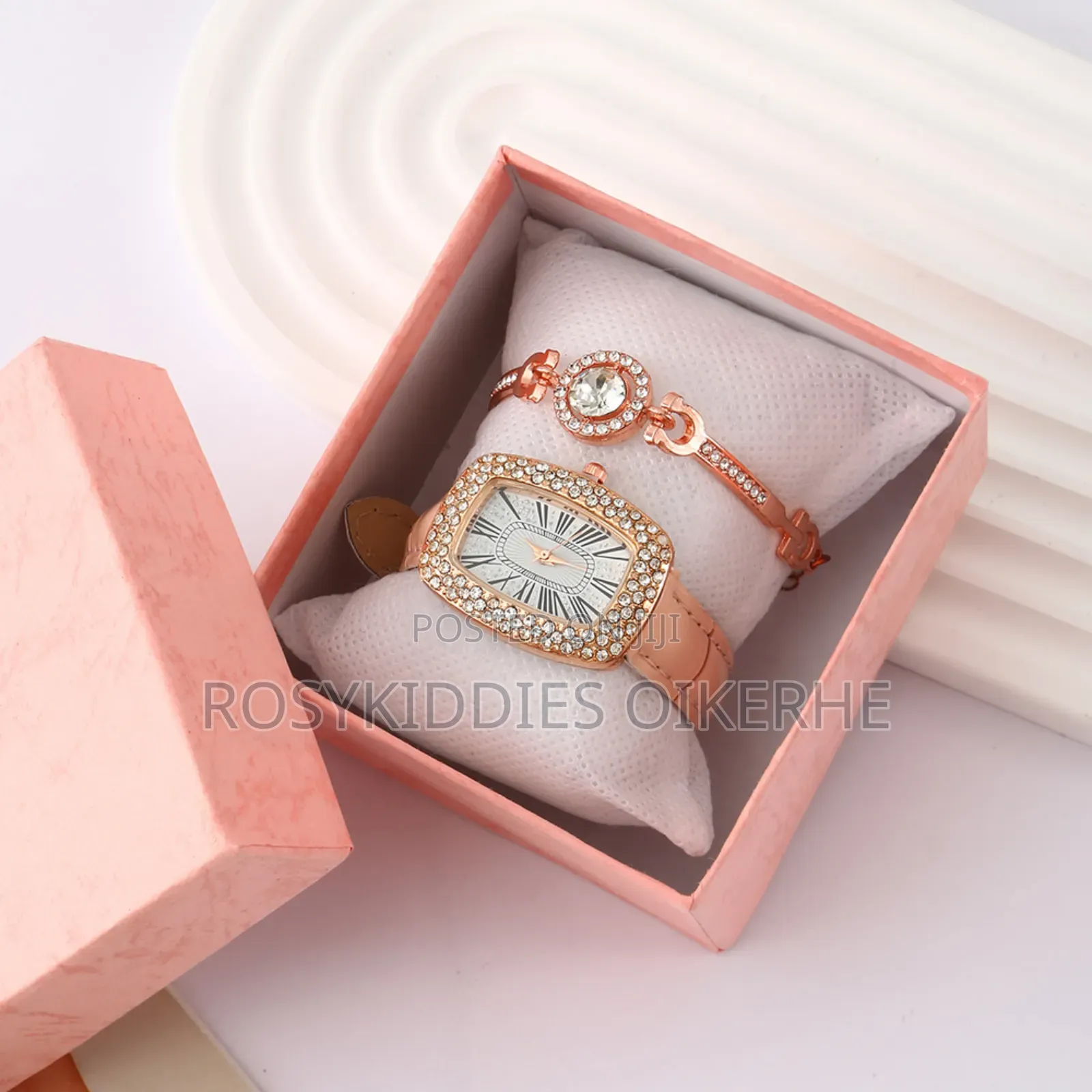 Women Wrist Watch and Bracelet Set