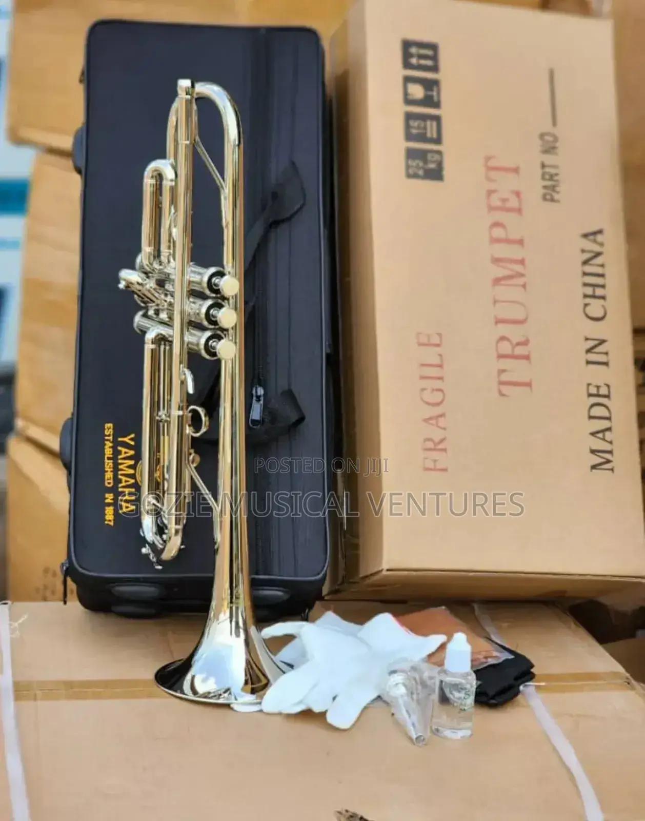 Professional Yamaha Trumpet 
