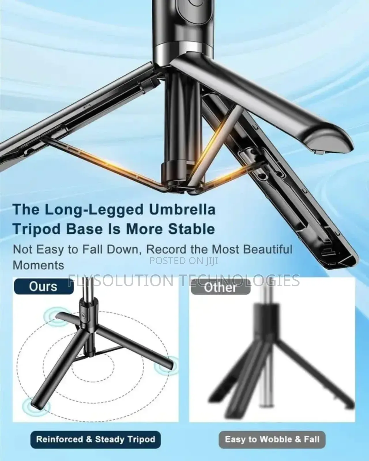 6ft Fill Light Tripod Selfie Stick 3in1 Smartphones - R1s-L