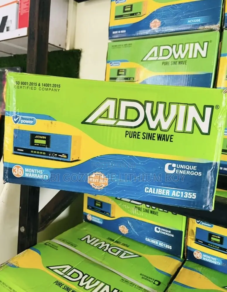 Adwin Pure Sine Wave Inverters. 1.1kva 12v 1.320kva 12v