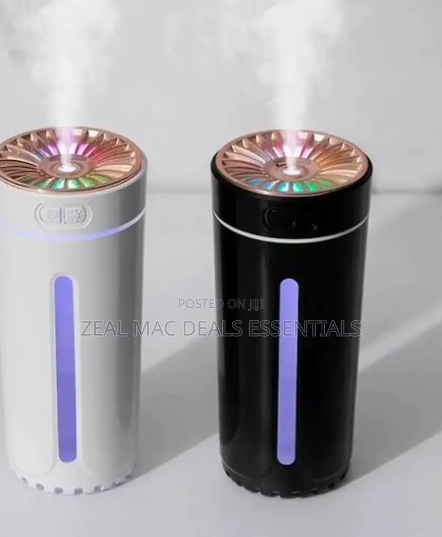 Car Diffuser Humidifier With Colorful Led Light