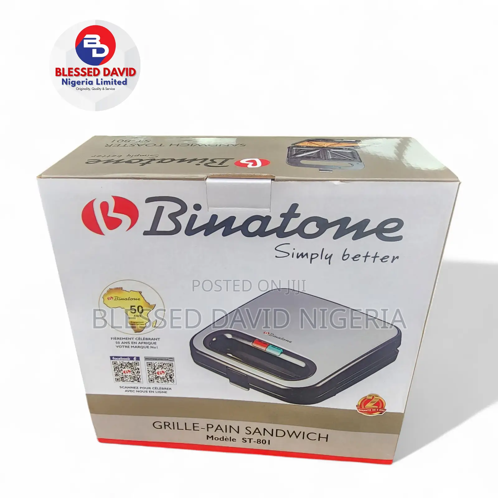 Binatone Grille-pain Sandwish Toaster