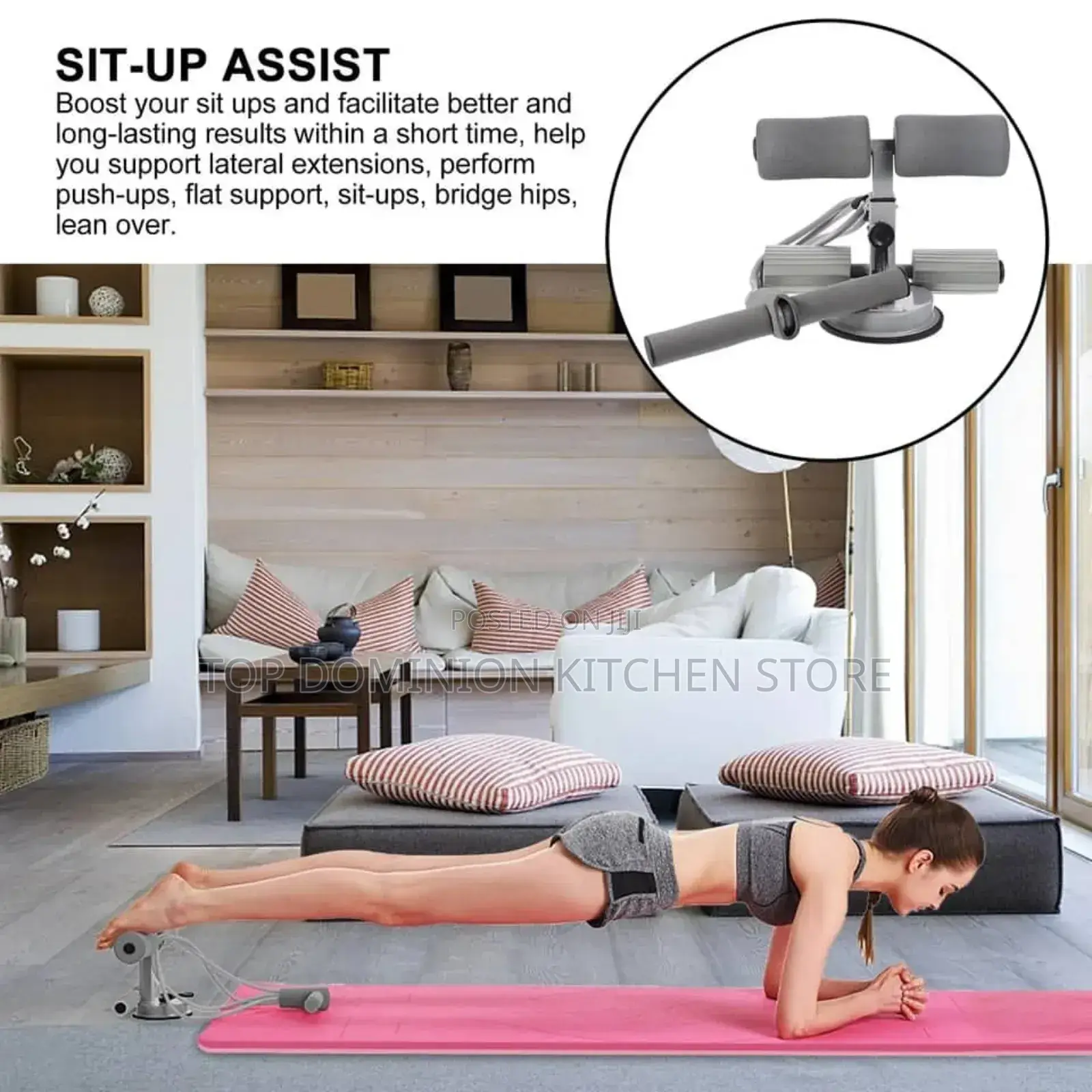 Portable Adjustable Sit Up Assist