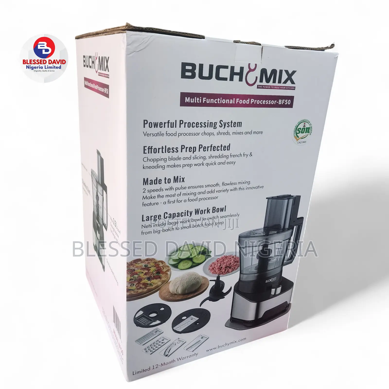 Buchymix Bf50 Food Processor, Yam Pounder