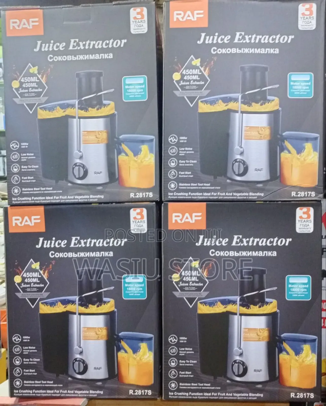 Raf Juice Extractor, Model R.2817s