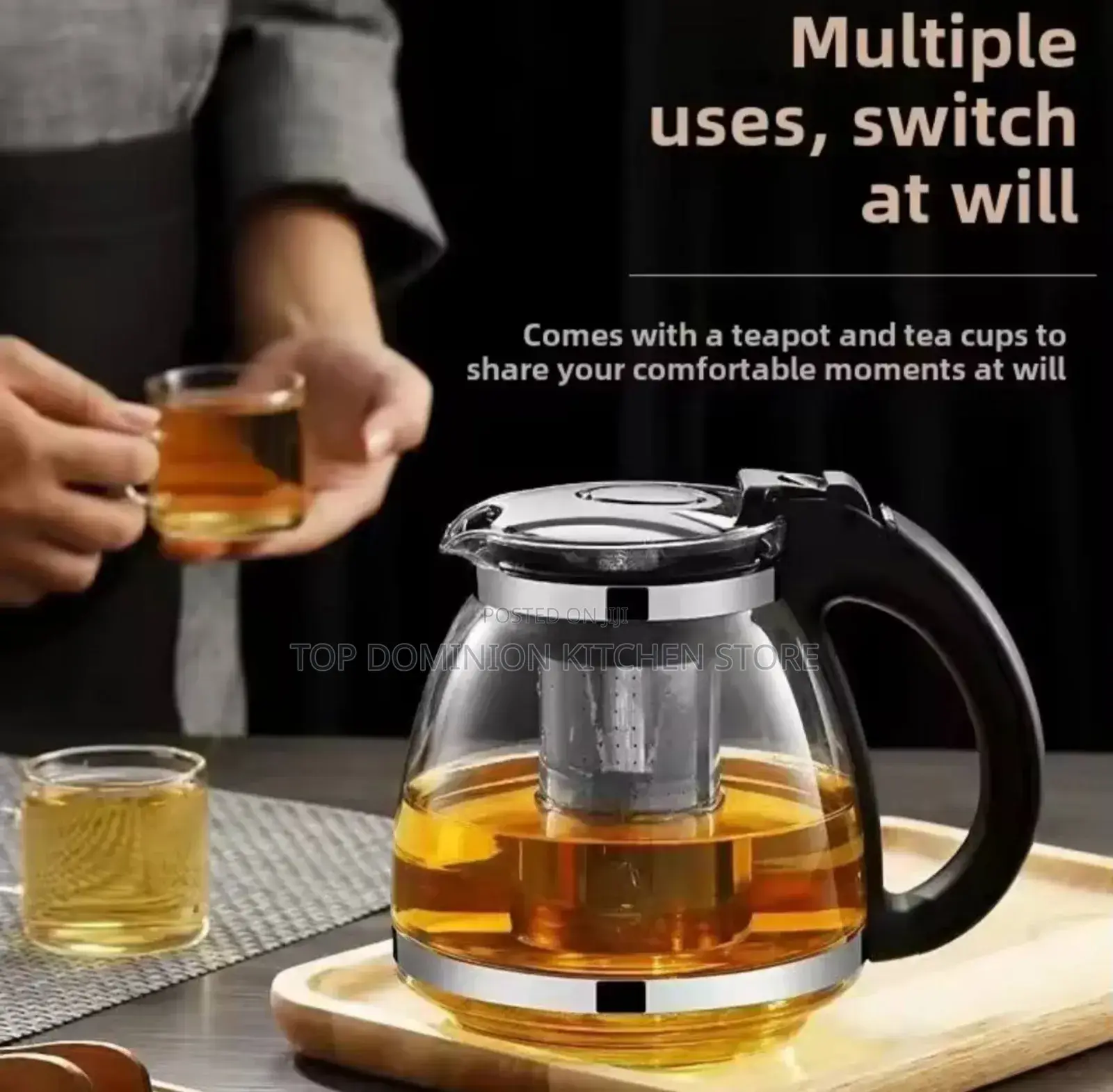 Glass Teapot Home Office