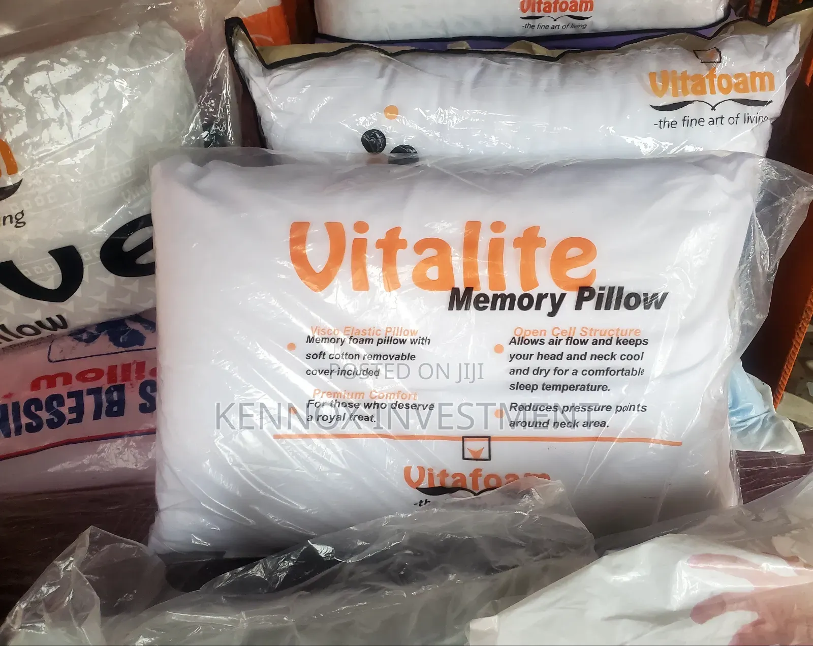 Vitalite Soft Cotton Memory Pillow