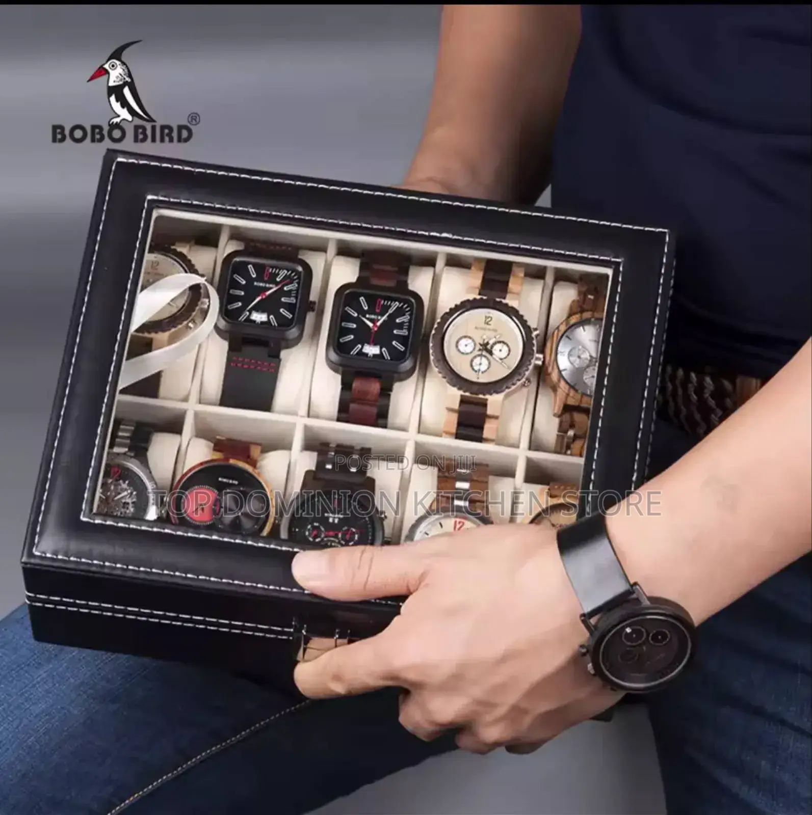 Leather Watch Box Case