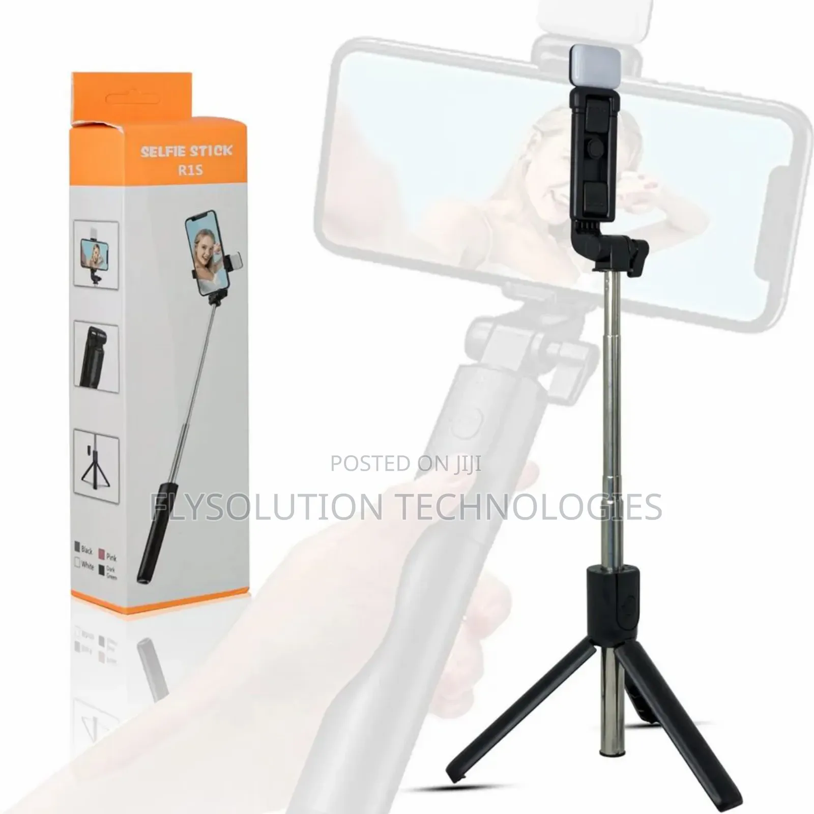 R1s 3 in 1 Bluetooth Remote Control Tripod Selfie Stick