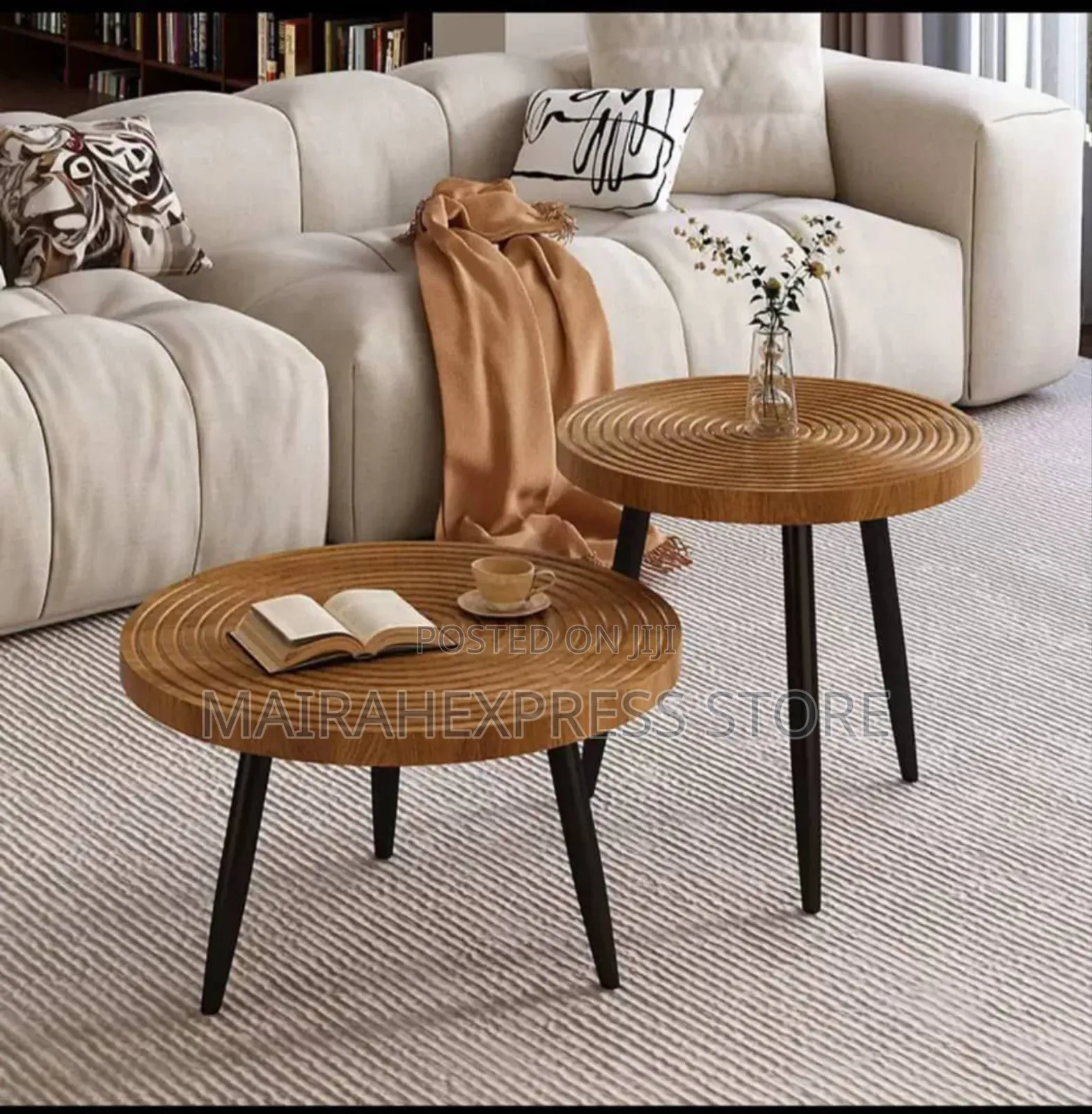 2units Luxury Coffee Tables Set