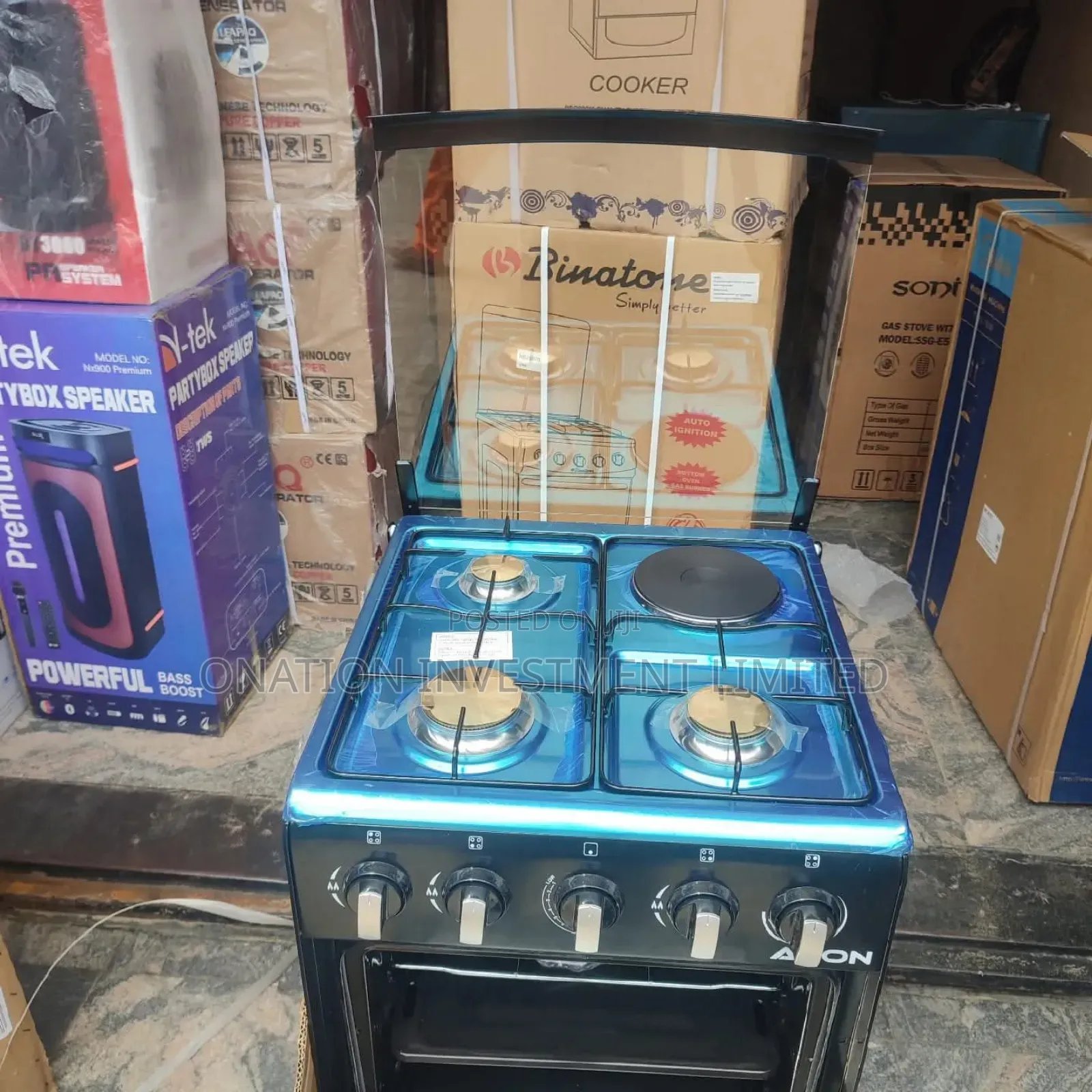 Aeon 60×60 3 Gas Cooker With 1 Hot Plate (3+1)