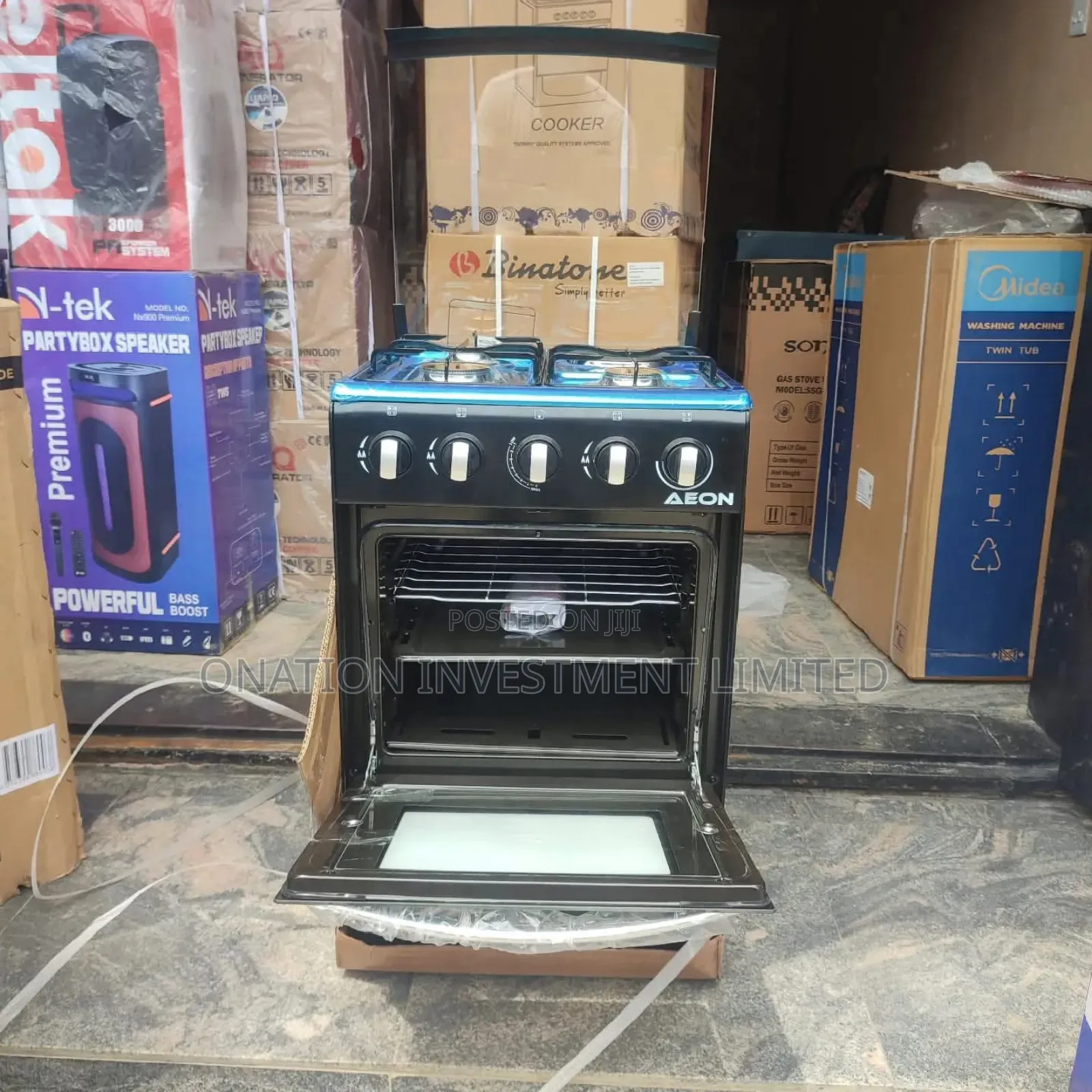 Aeon 60×60 3 Gas Cooker With 1 Hot Plate (3+1)