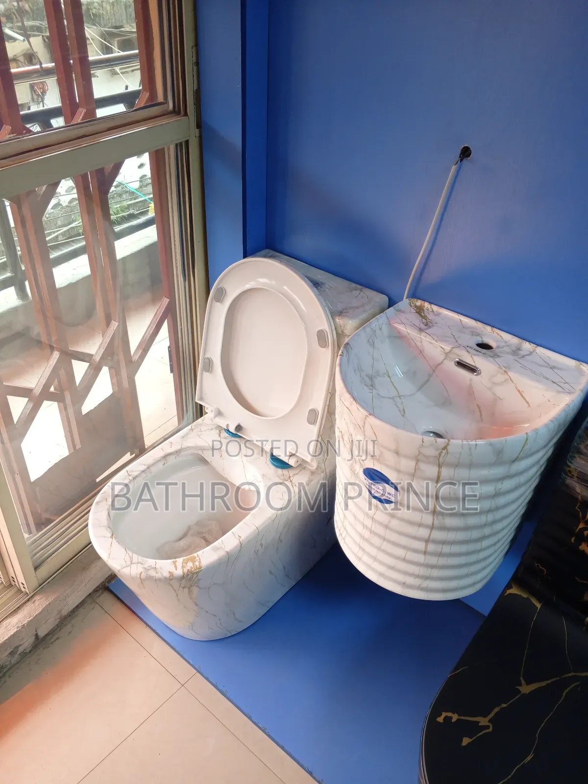 Classic Luxury Water Closet With Wall Hung Basin