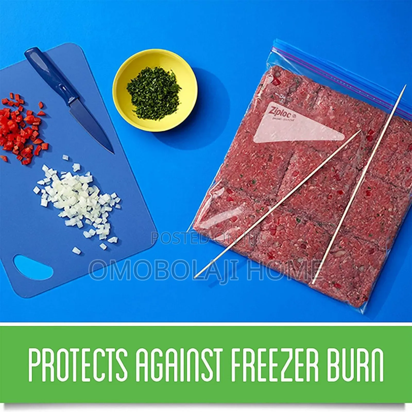 50pcs Ziplock Bags Reusable Gallon Storage Bags
