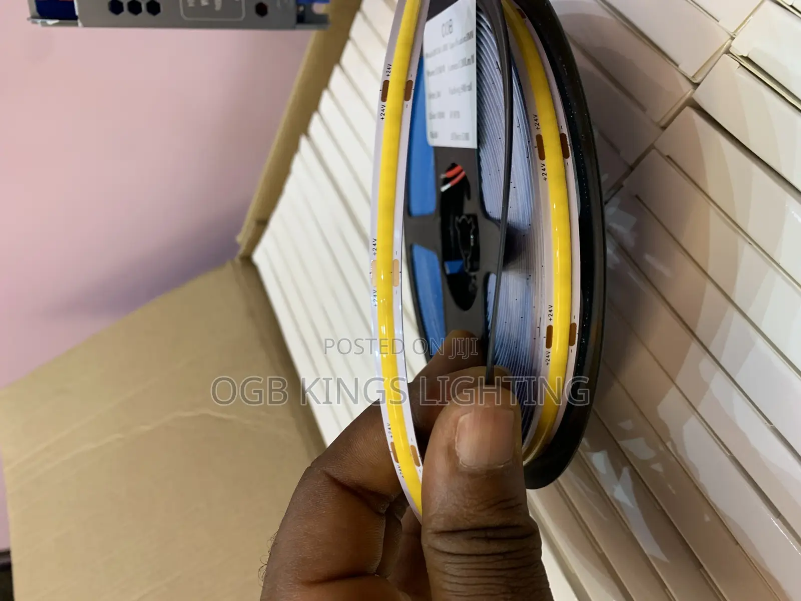 24v 8mm Cob Led Strip Lights for Car Fob Bar Room