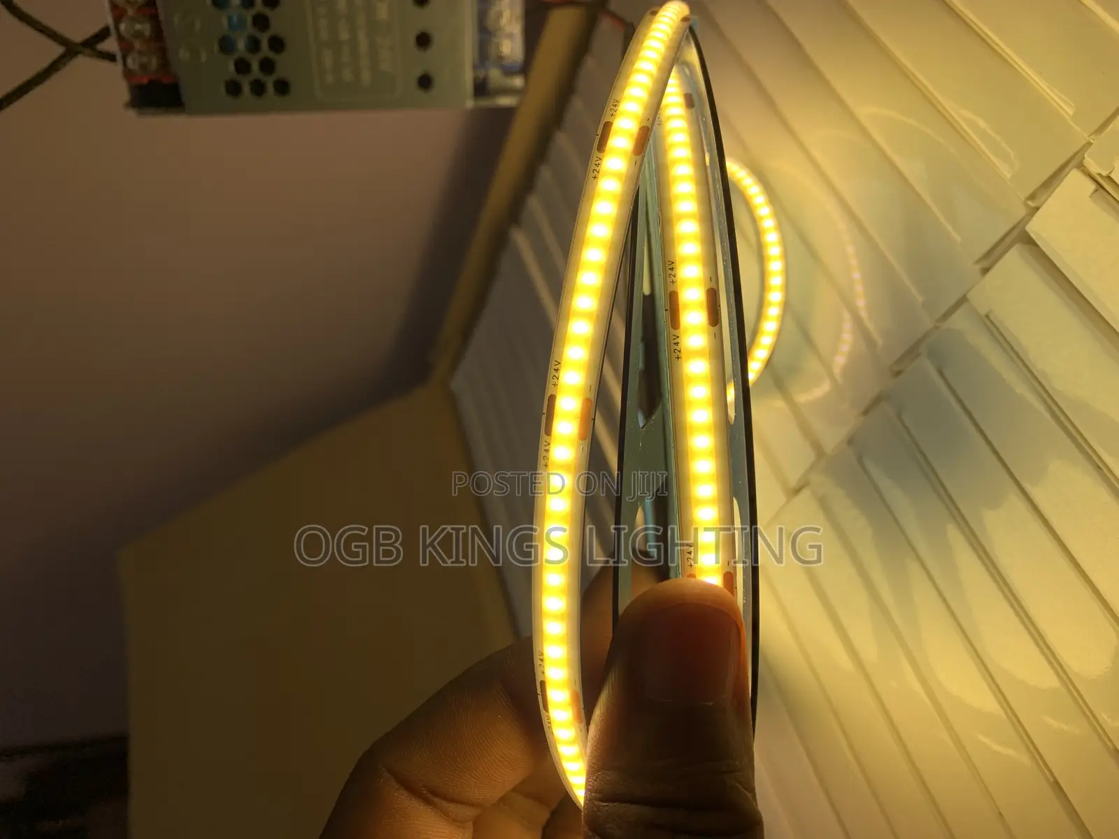24v 8mm Cob Led Strip Lights for Car Fob Bar Room