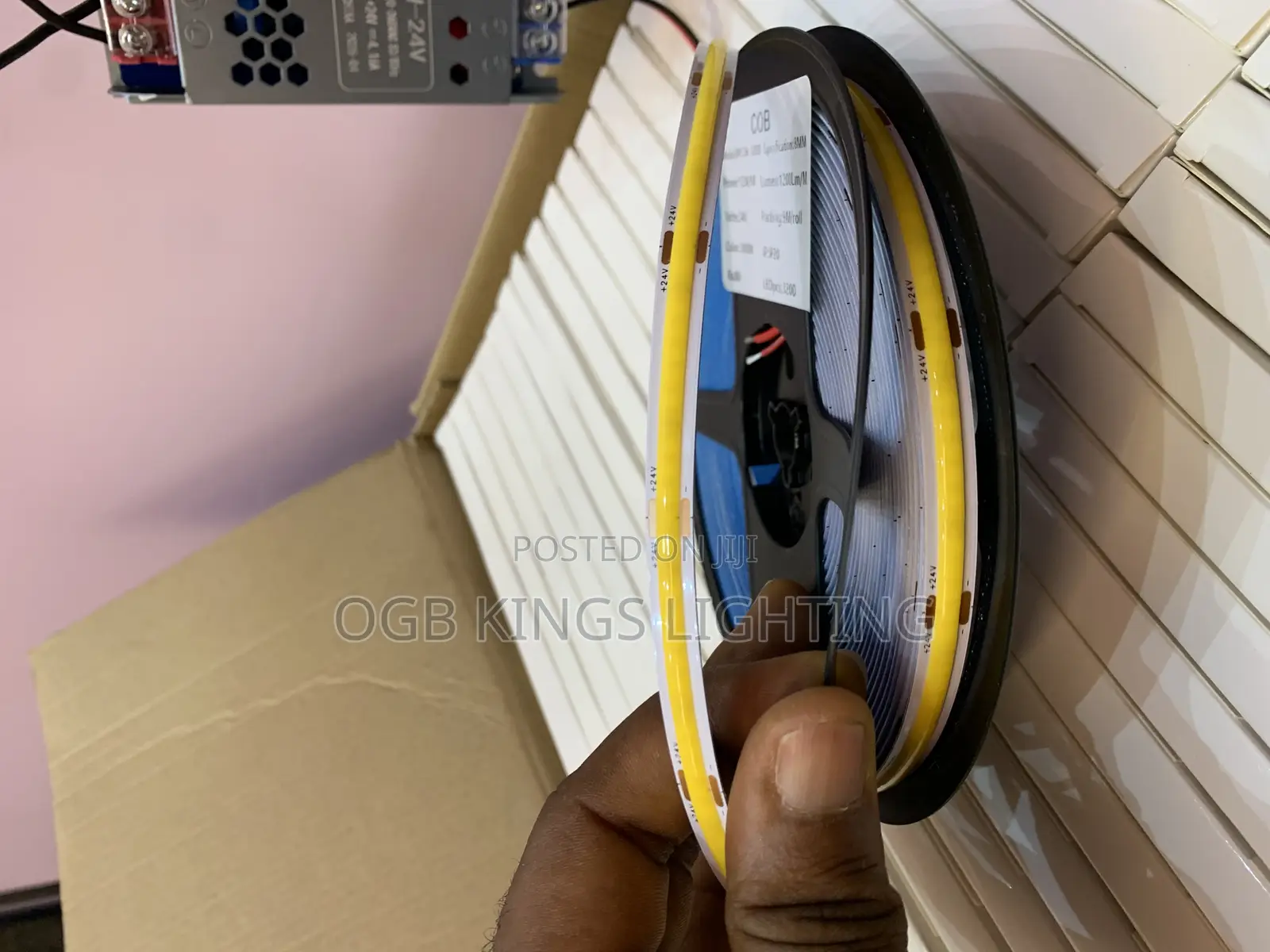 24v 8mm Cob Led Strip Lights for Car Fob Bar Room