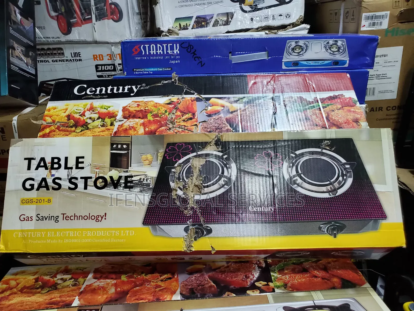 Century Glass Top Infrared Burner