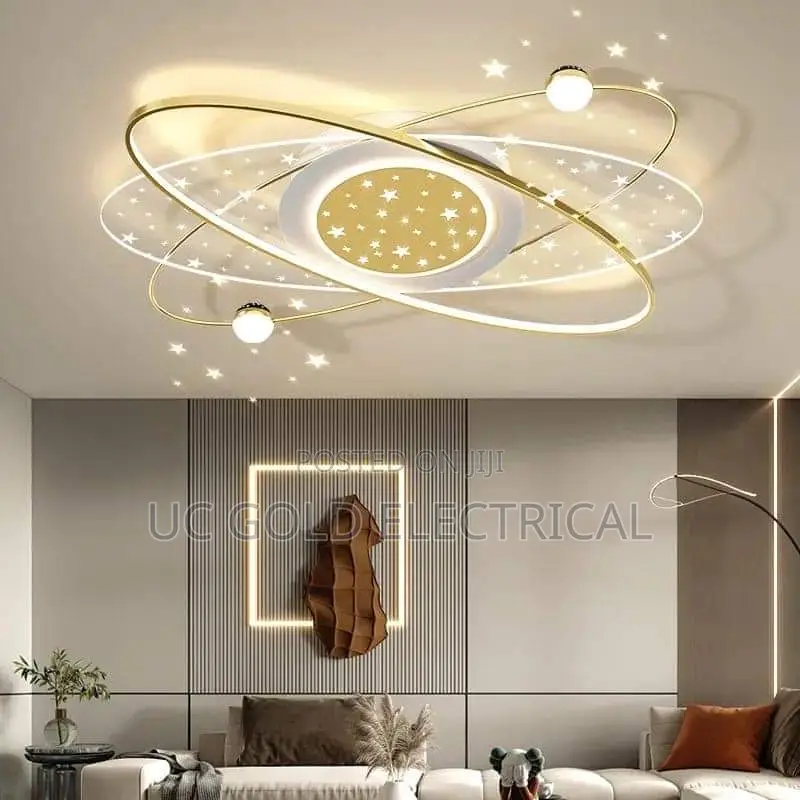 Modern Led Chandelier Light Luxury Starry Sky Home Living