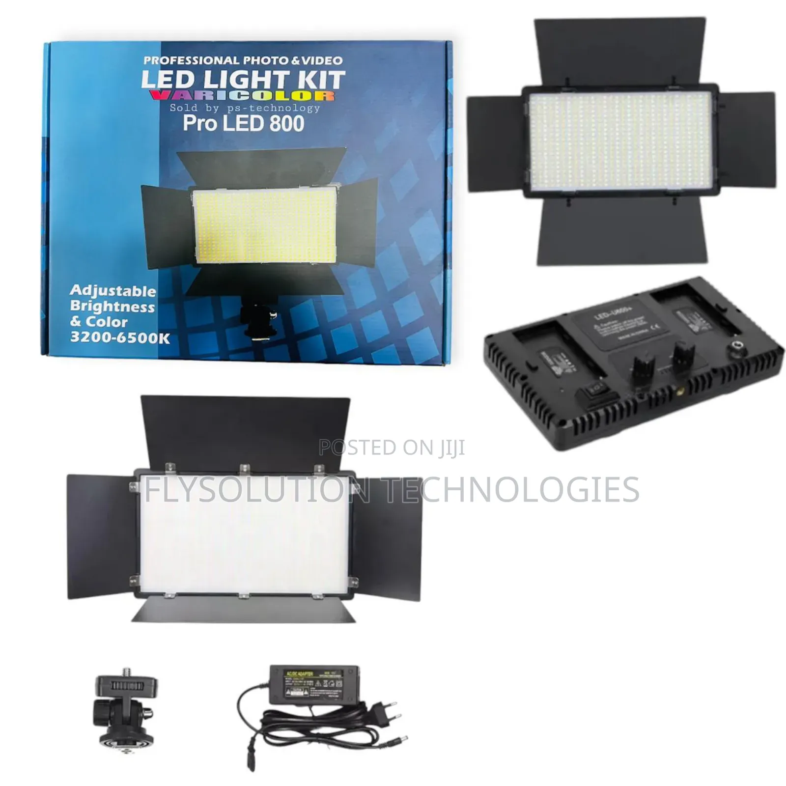 Pro Led 800 Photo Video Led Light Kit Vari-Colour