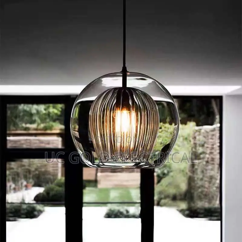Nordic Glass Pendant Light Led Glass Hanging for Dining Room